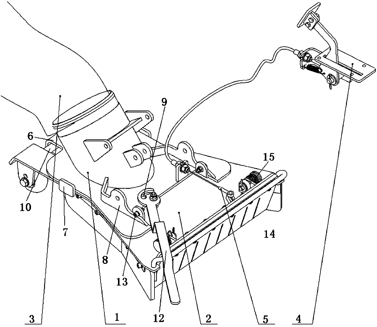 Layered sucker device of street sweeper