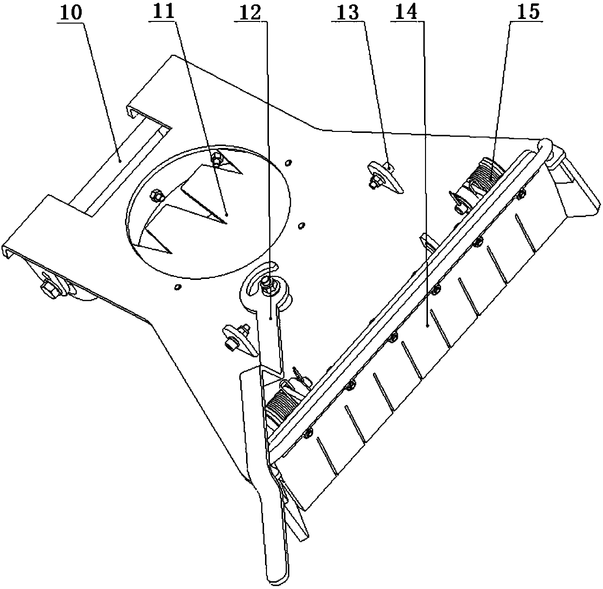 Layered sucker device of street sweeper