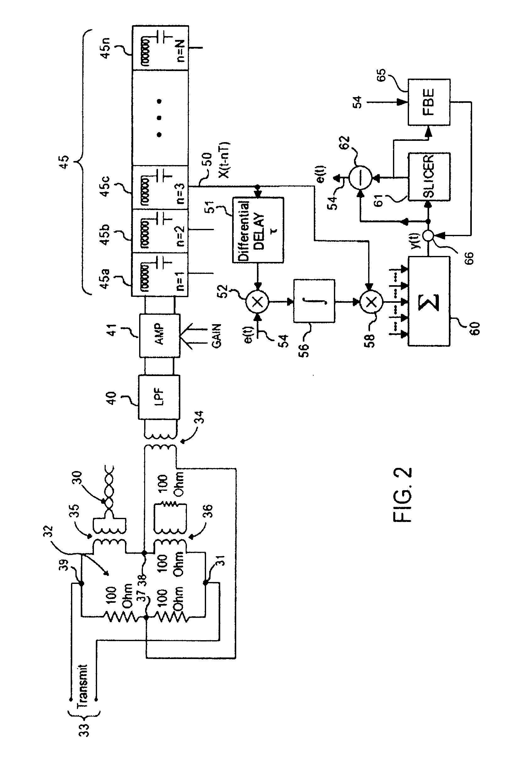 Joint phased training of equalizer and echo canceller