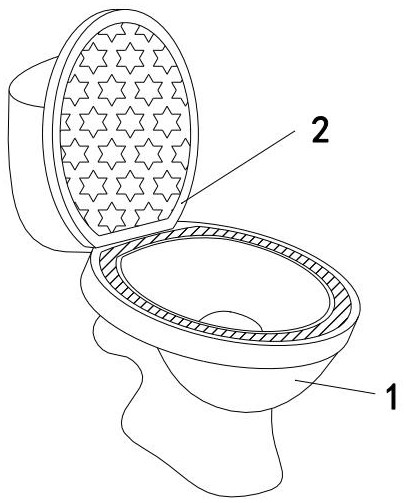 Cover type splash-proof closestool dredger