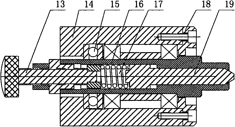 Crankshaft automatic positioning and clamping mechanism