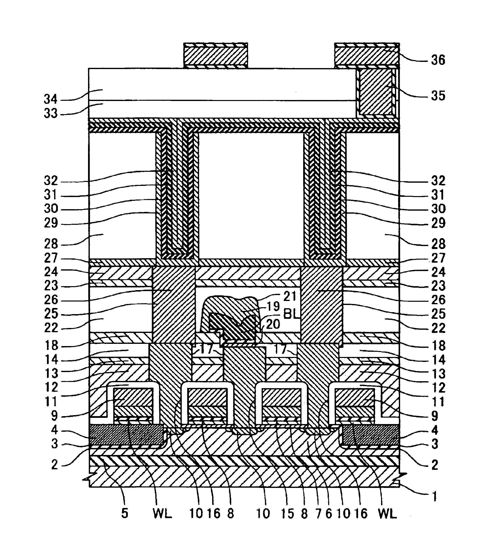 Method of making a memory structure having a multilayered contact and a storage capacitor with a composite dielectric layer of crystalized niobium pentoxide and tantalum pentoxide films