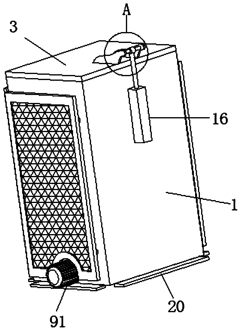 High protection new energy charging pile and using method thereof