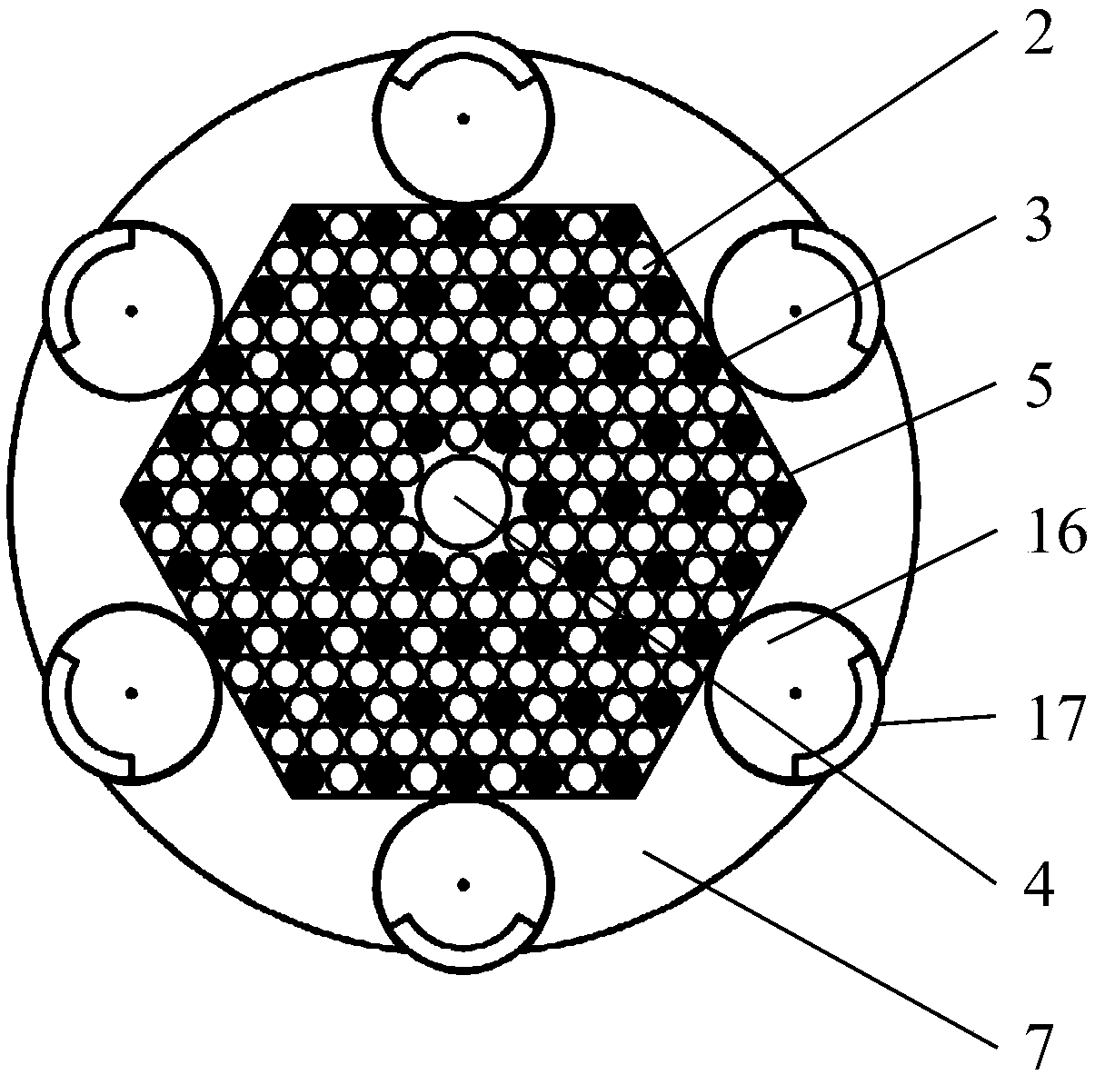 Heat pipe cooling nuclear reactor power system based on uranium hydrogen yttrium fuels and dynamic thermoelectric conversion