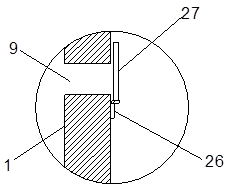 A ventilation device for logistics in underground pipe gallery