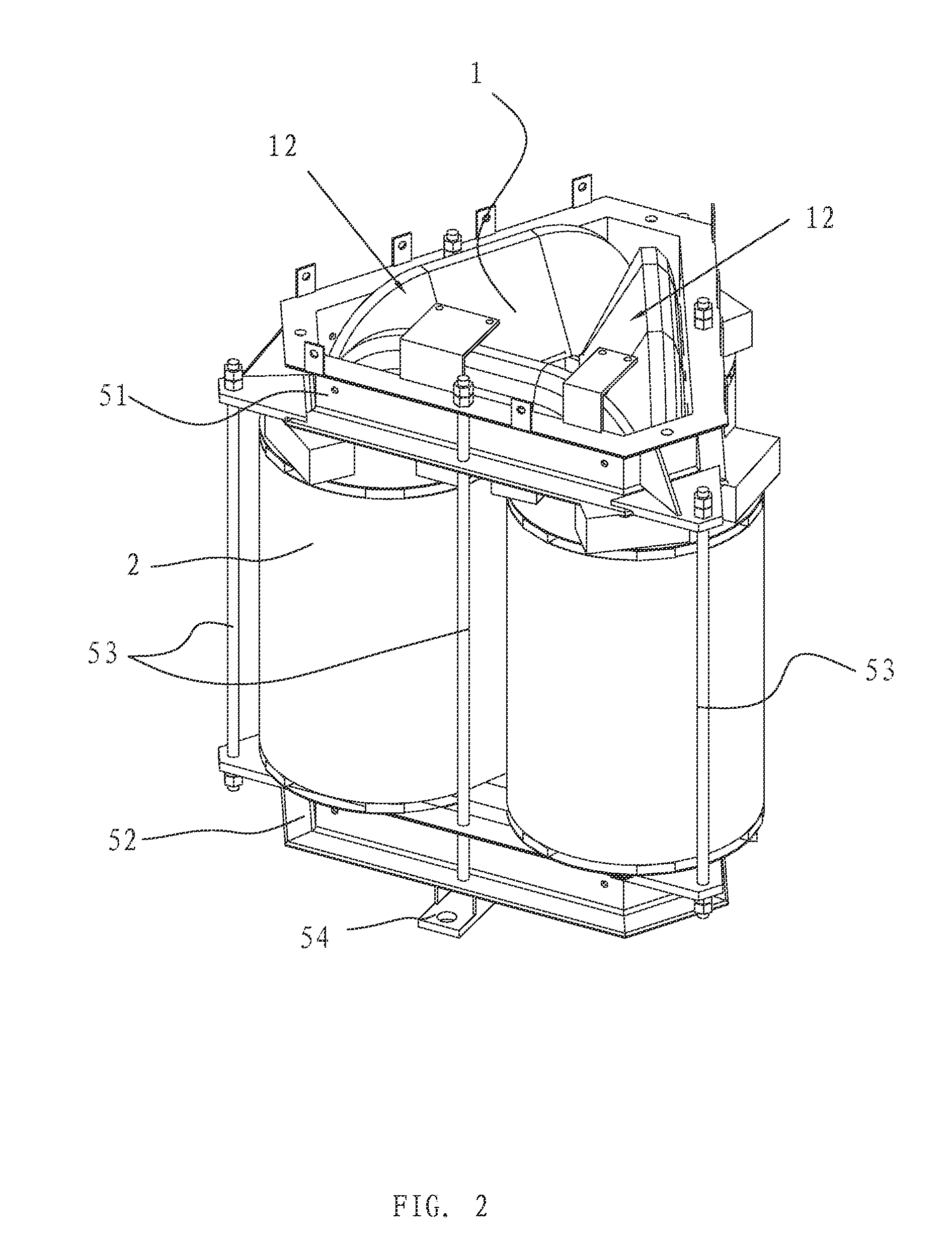 Oil immersed stereo wound-core amorphous alloy transformer