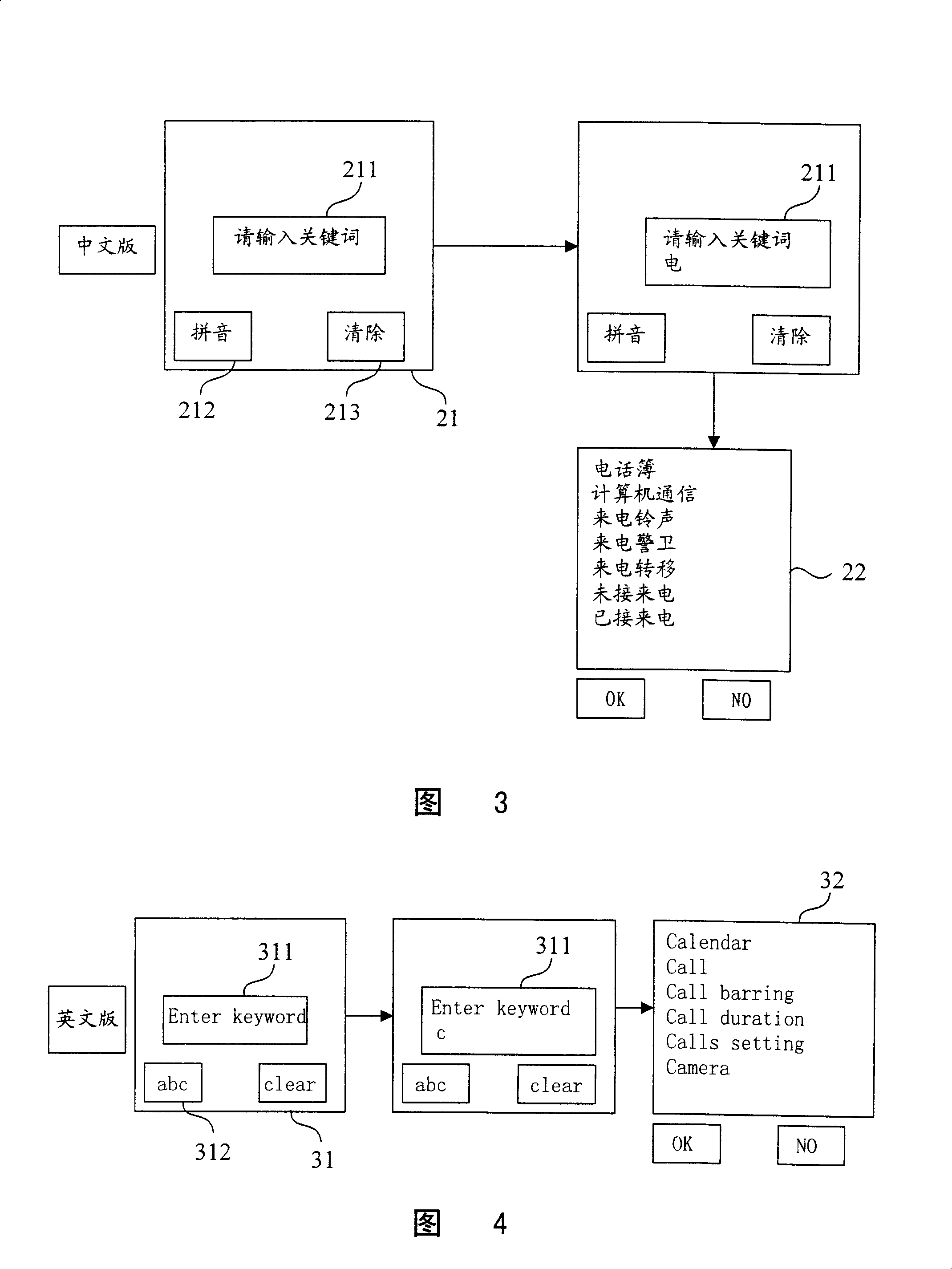 A method and device for quick entry into mobile phone menu