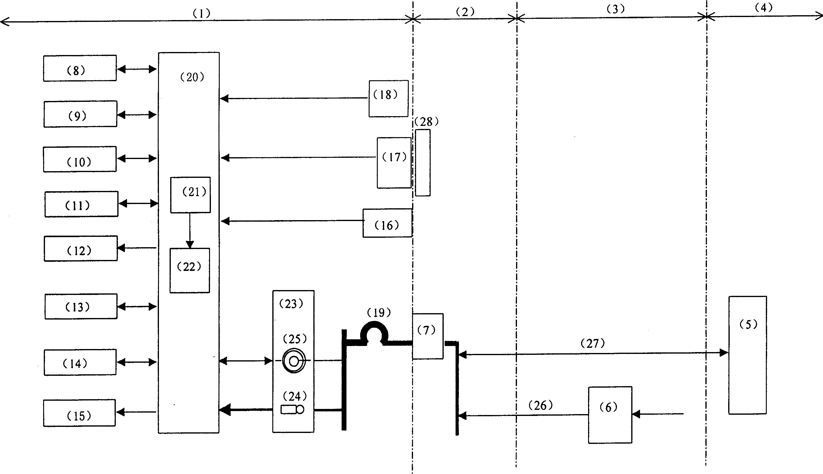 Automatic trough-unloading truck with remote controller