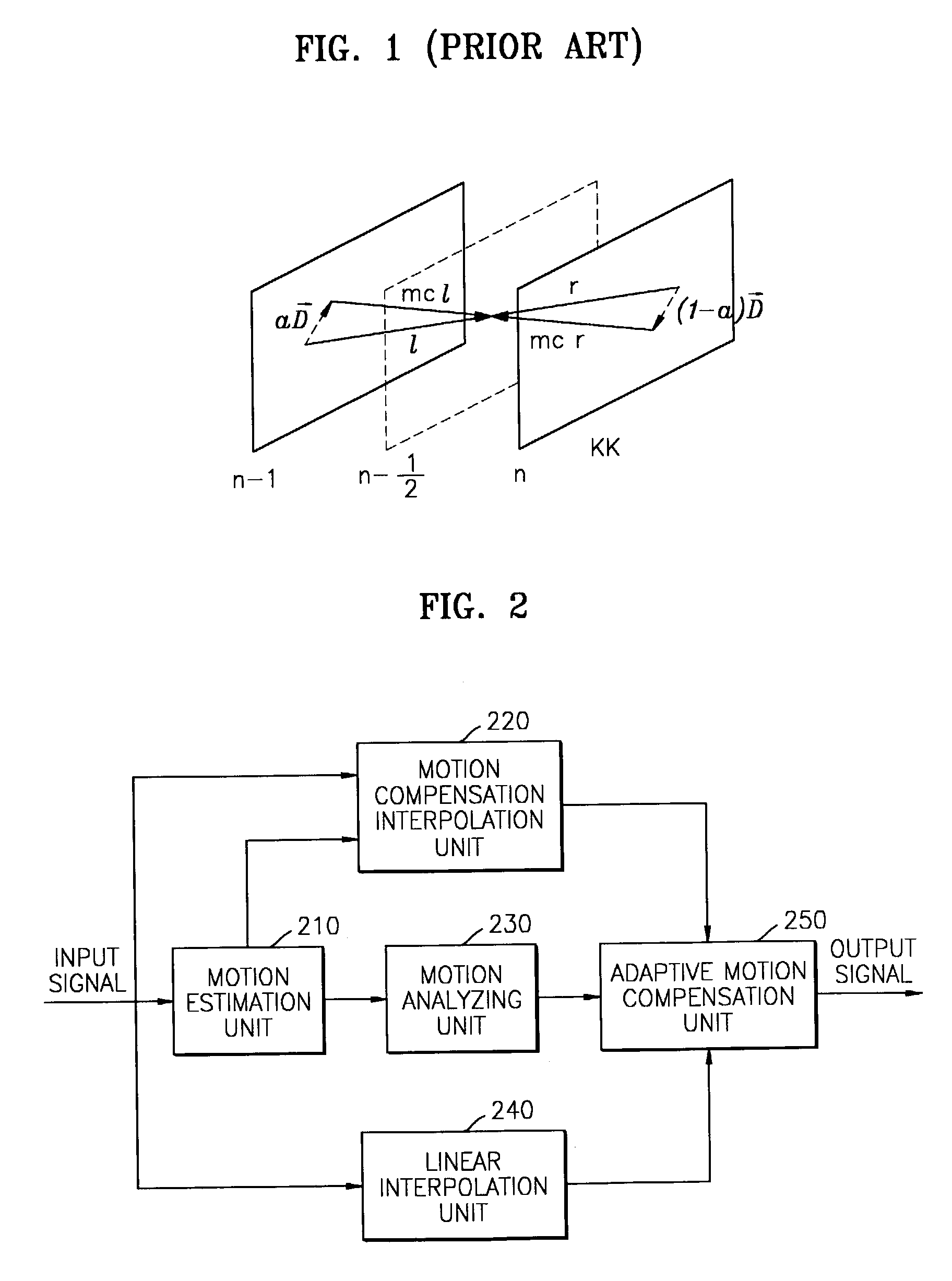 Apparatus and method of converting frame and/or field rate using adaptive motion compensation