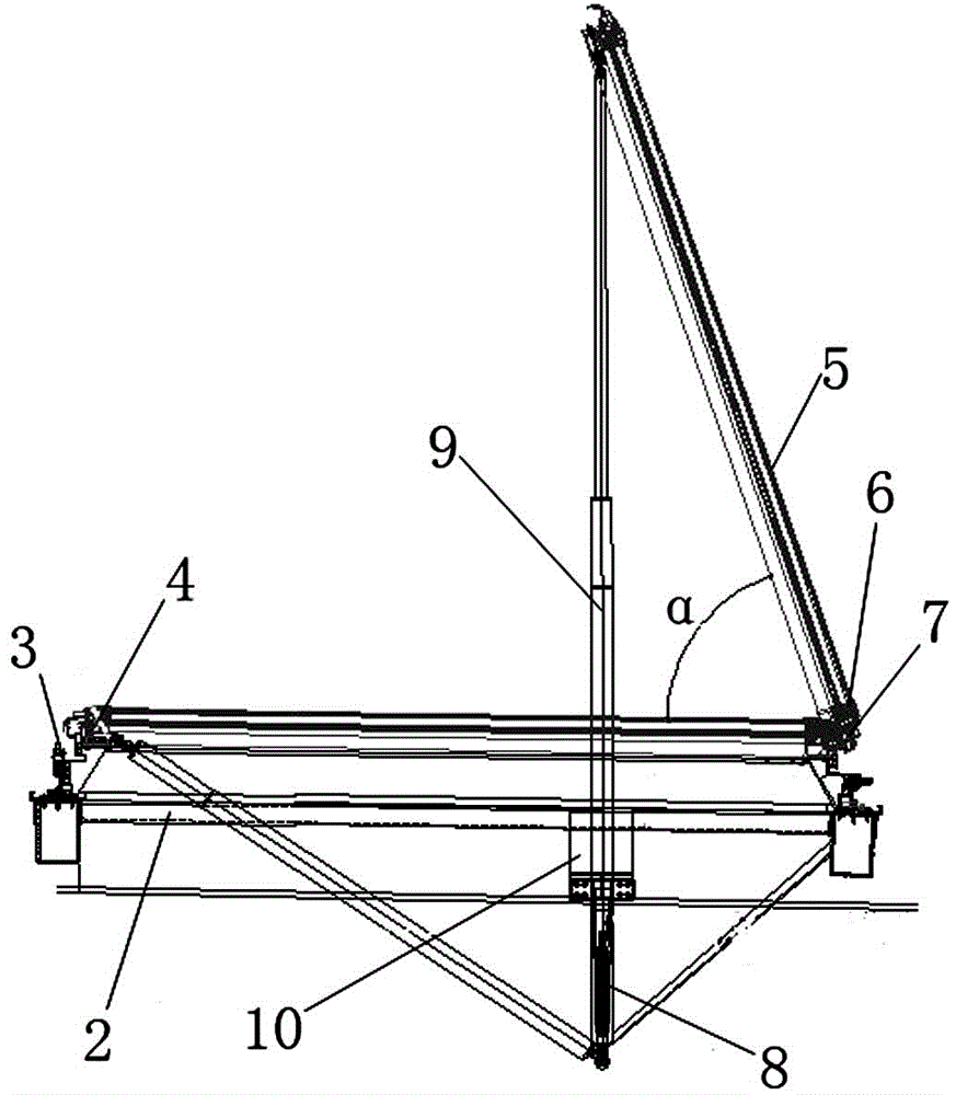 A curved glass lighting roof and its installation method