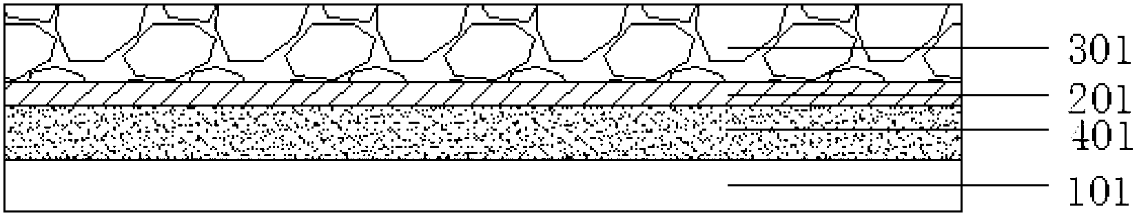 One-time sintering glass-ceramic composite board and preparation method thereof