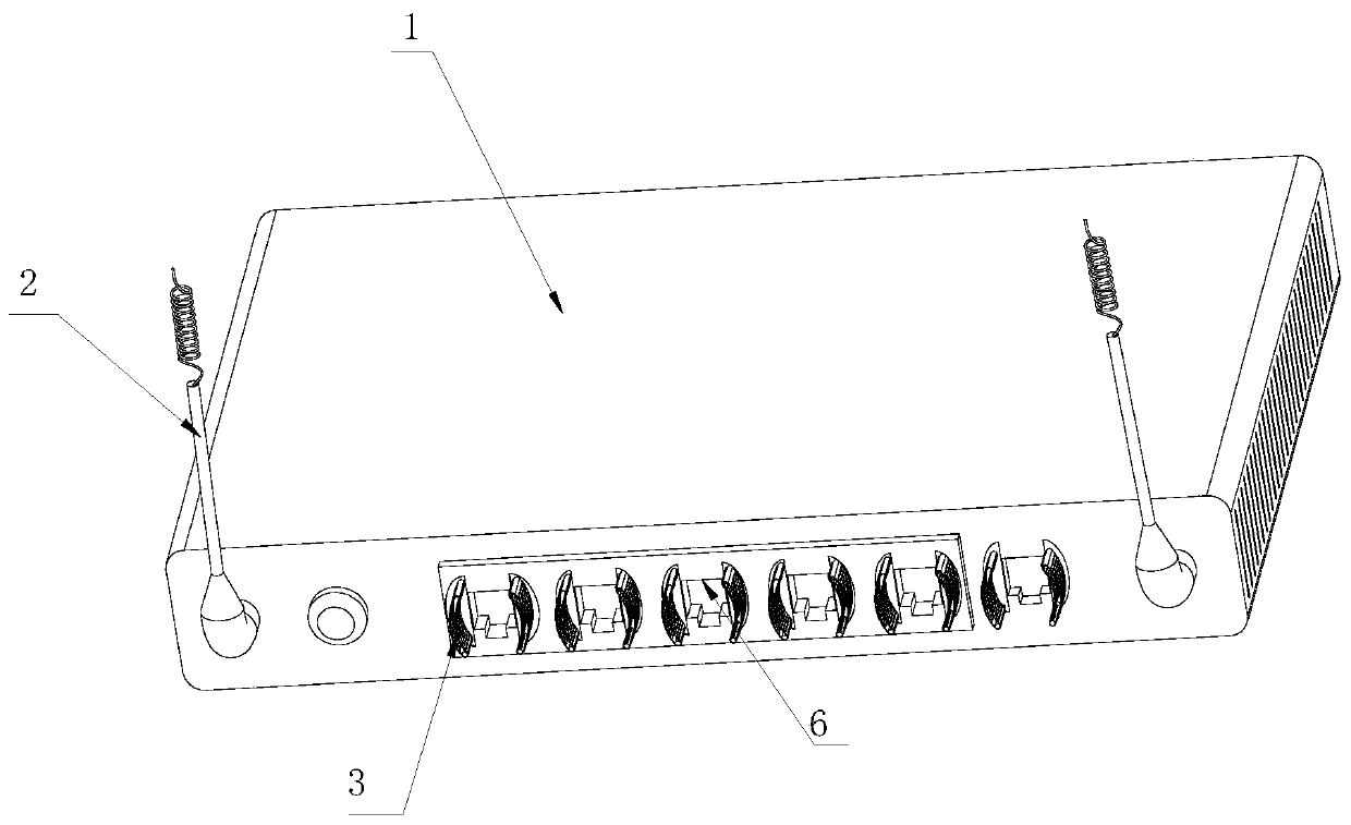 Anti-interference indoor 5G network communication device