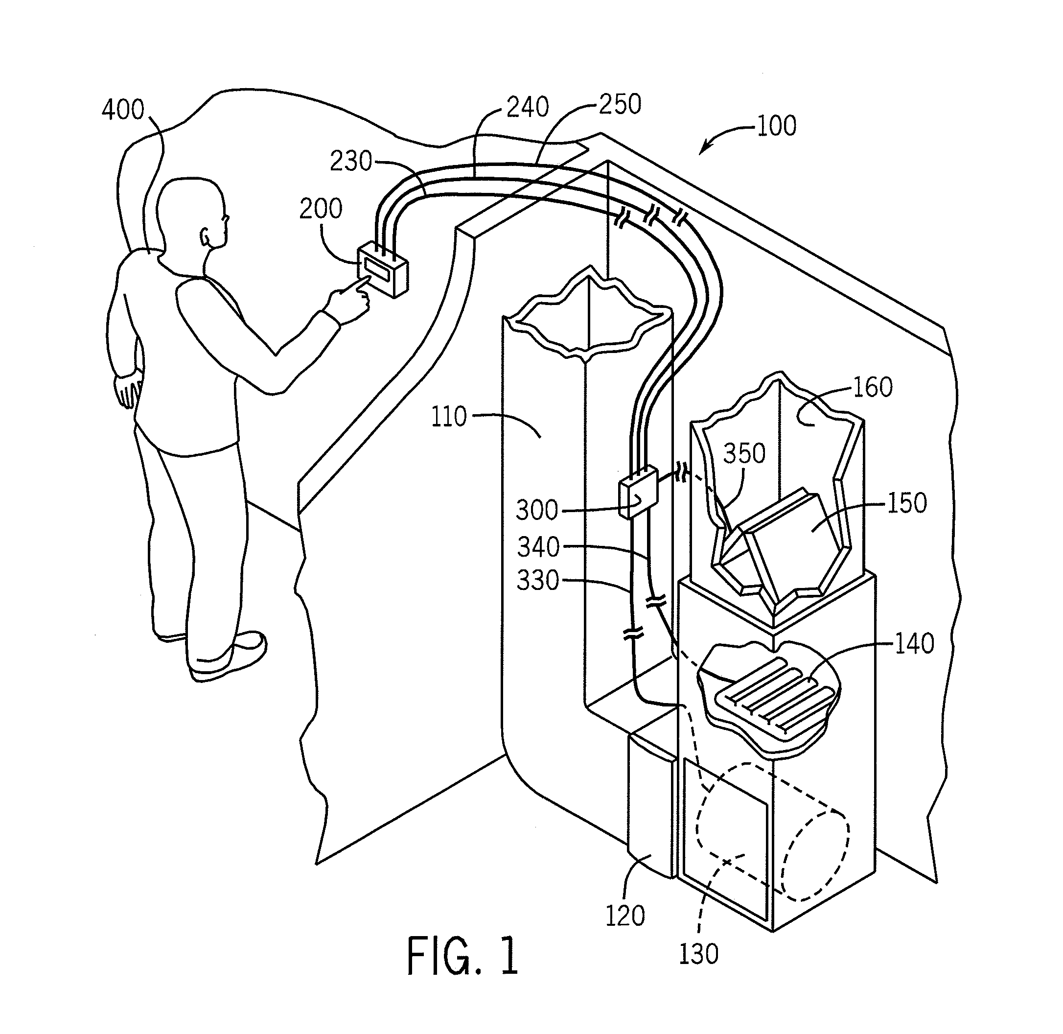 System and method for operation of an HVAC system to adjust ambient air temperature