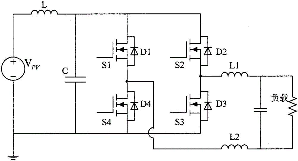 Single-phase photovoltaic inverter on-line state monitoring and residual life prediction method