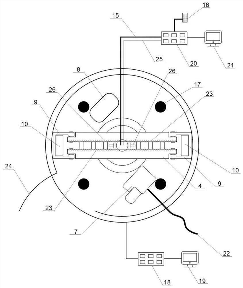 Physical simulation experiment device and method for lithosphere tectono deformation