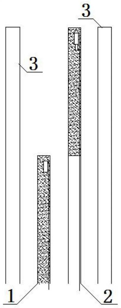 One-time blasting well forming method and double-underholing layered hole distribution method thereof