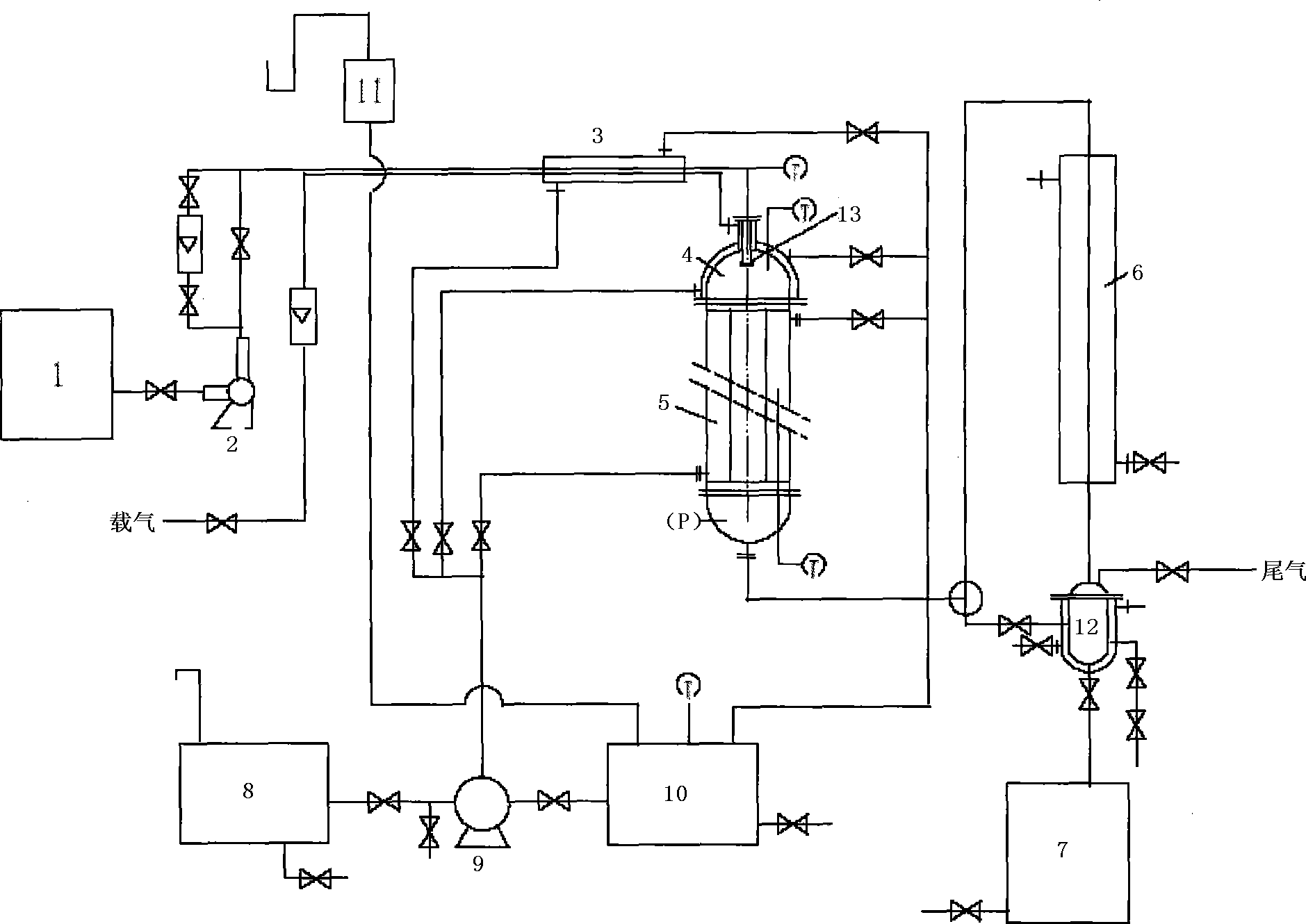 Method for producing p-cymene by continuous production and apparatus thereof