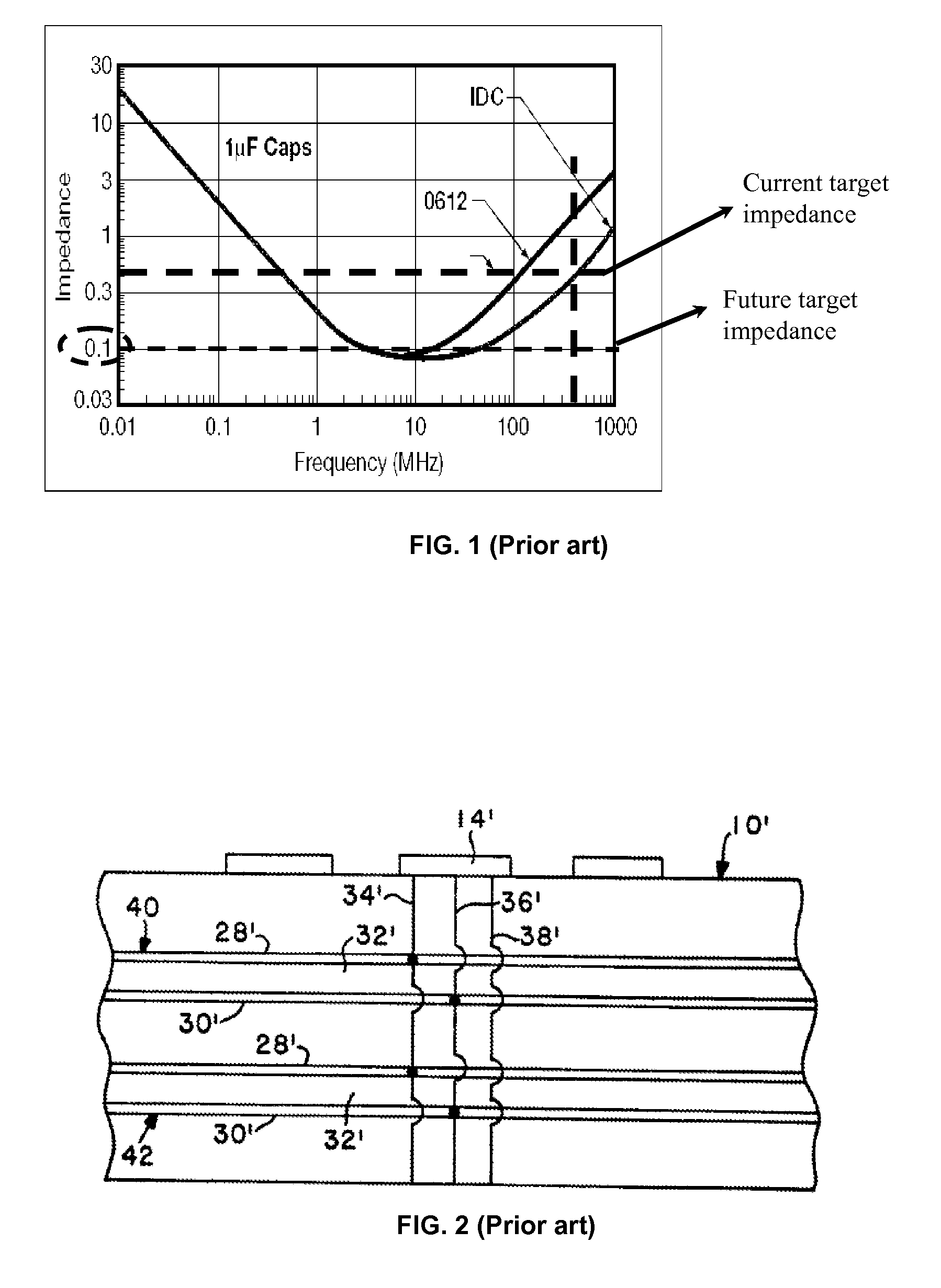 Wiring structure of laminated capacitors