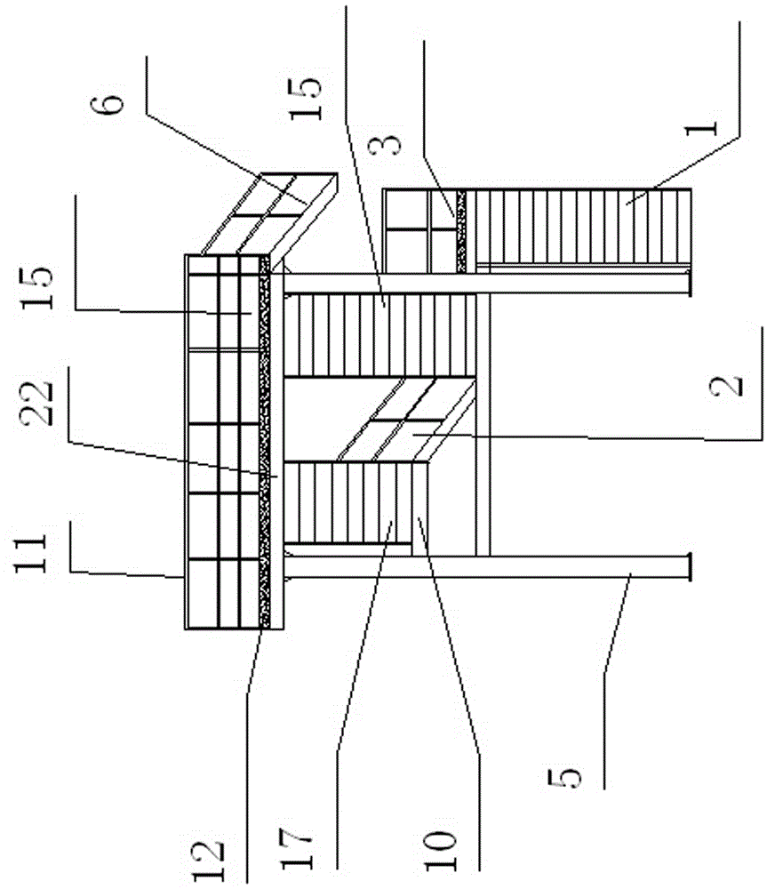 Boiler two-stage economizer overhauling platform