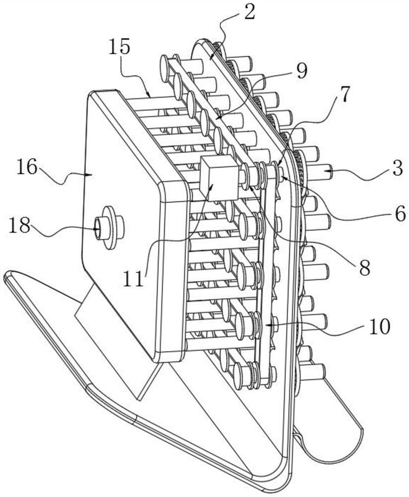 Wire holder with self-dedusting function