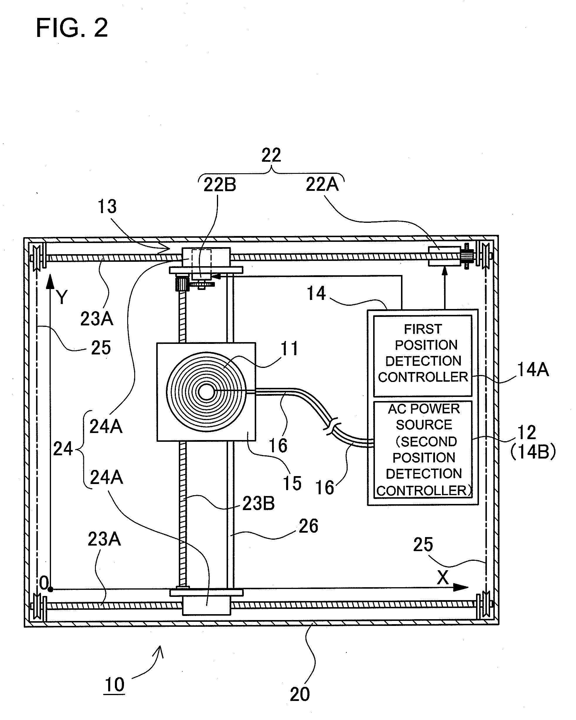 Battery charging pad employing magnetic induction