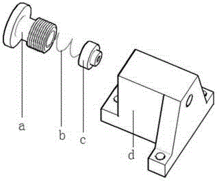 Non-contact vibrationless low-temperature solid interface thermal resistance testing arrangement