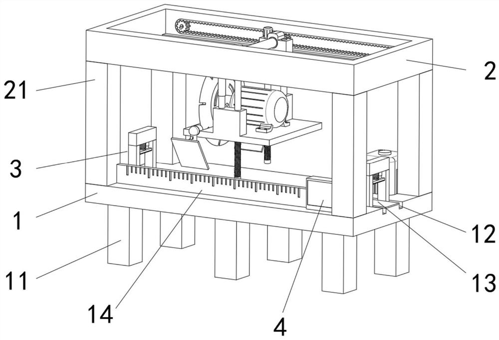 An intelligent cutting equipment for aluminum profiles with anti-spark sputtering