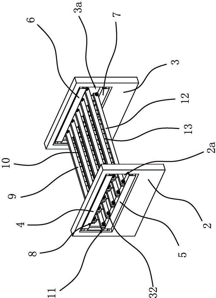 Swinging mechanism in jacquard