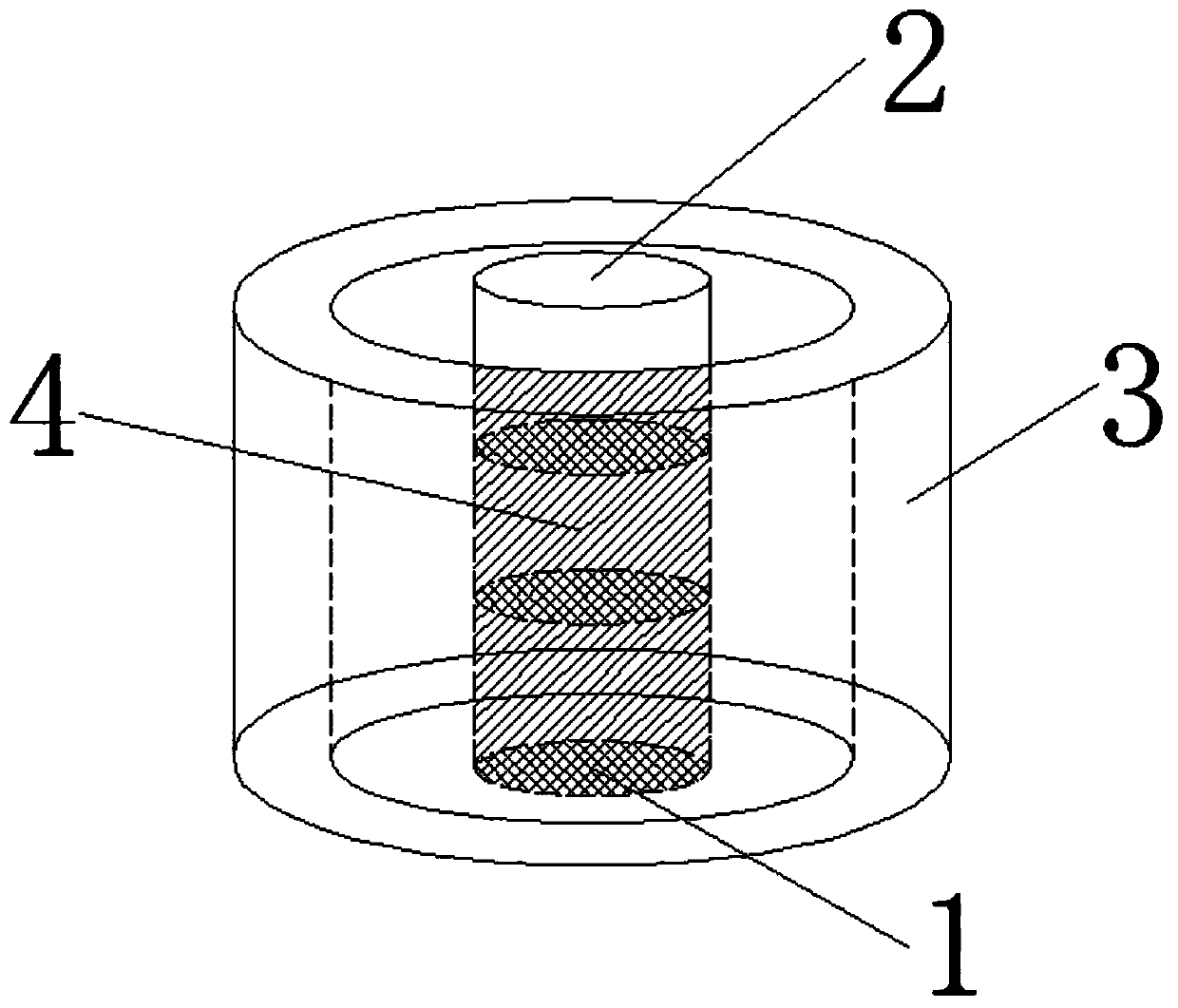 Aluminum-based composite material multi-direction double-level deformation restraining device and application method thereof