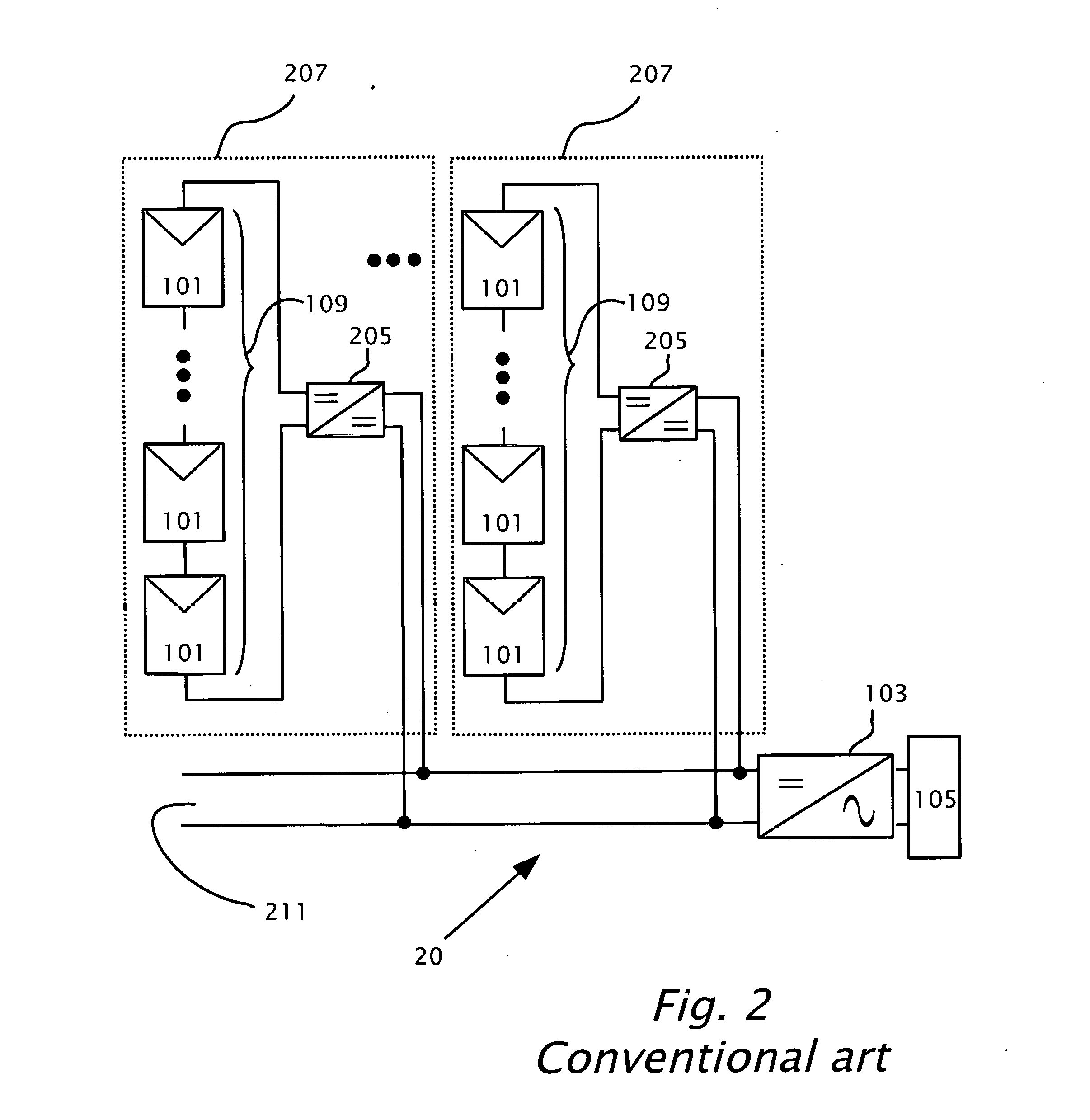 Maximized Power in a Photovoltaic Distributed Power System