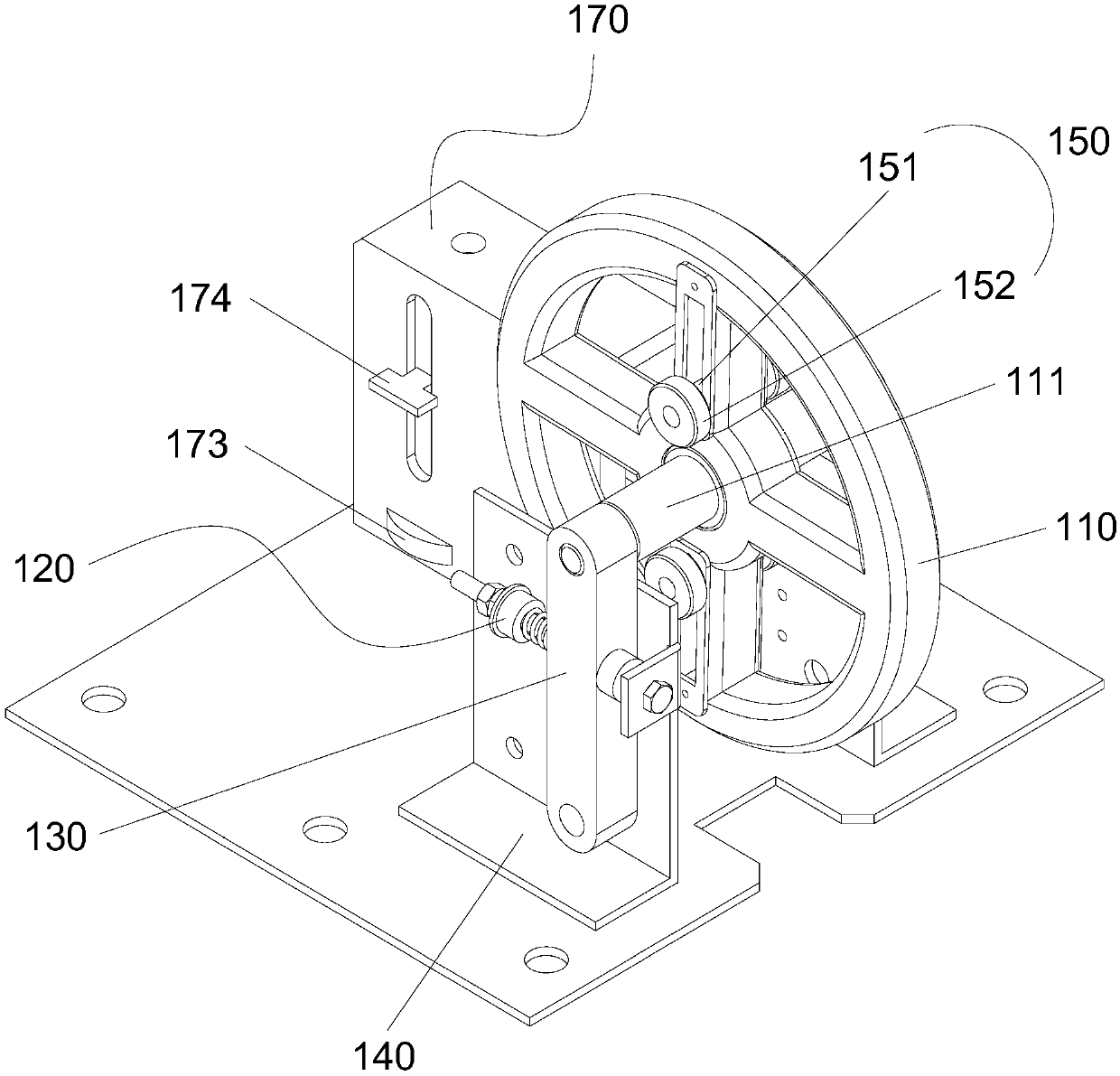 Speed monitoring and braking device for vertical lifting equipment