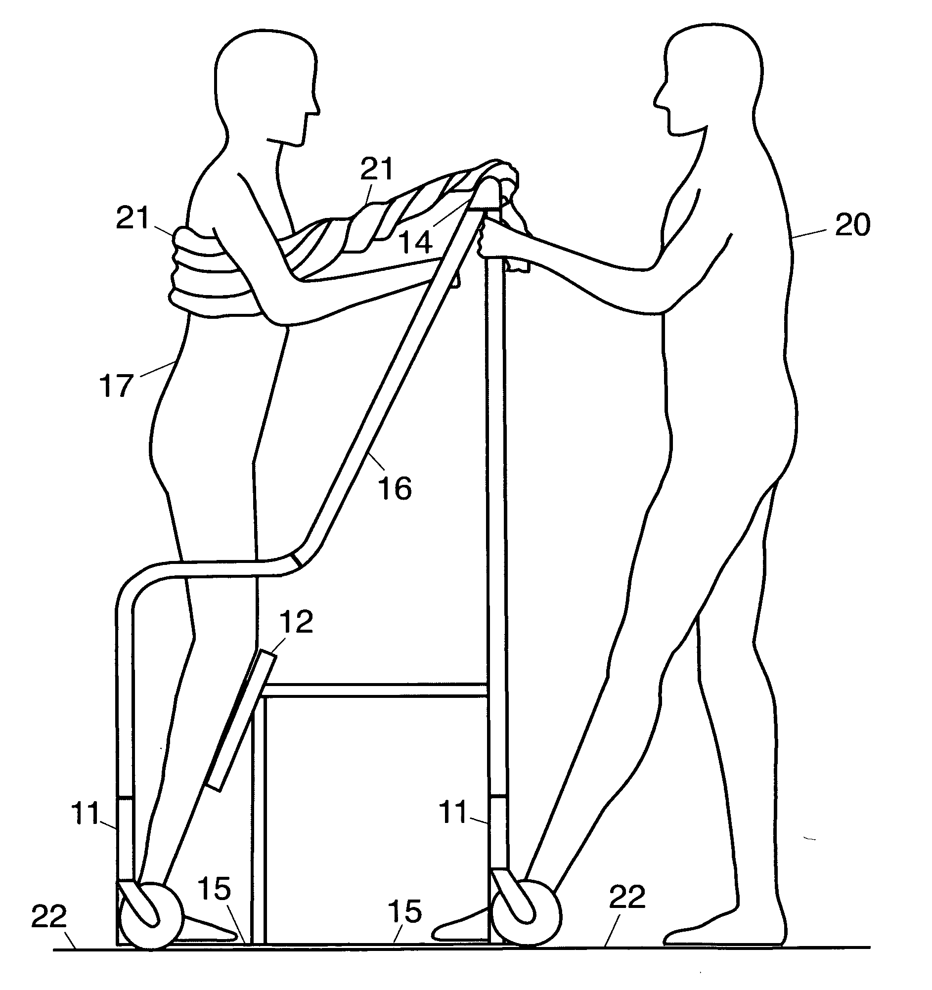 Standing station