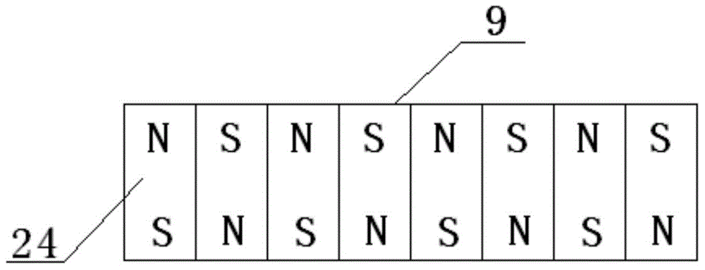 Power-driven translation door driving device based on permanent magnet linear motor