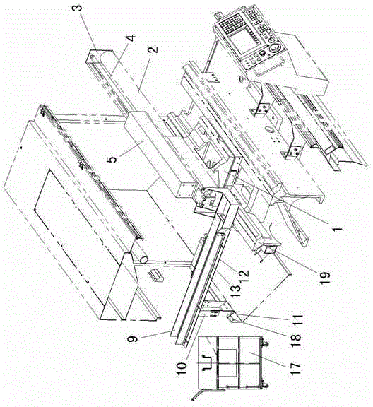 Automatic material preparing device