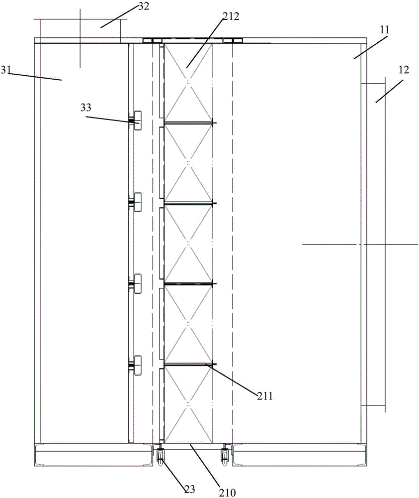 Modularized paint-mist filtering device