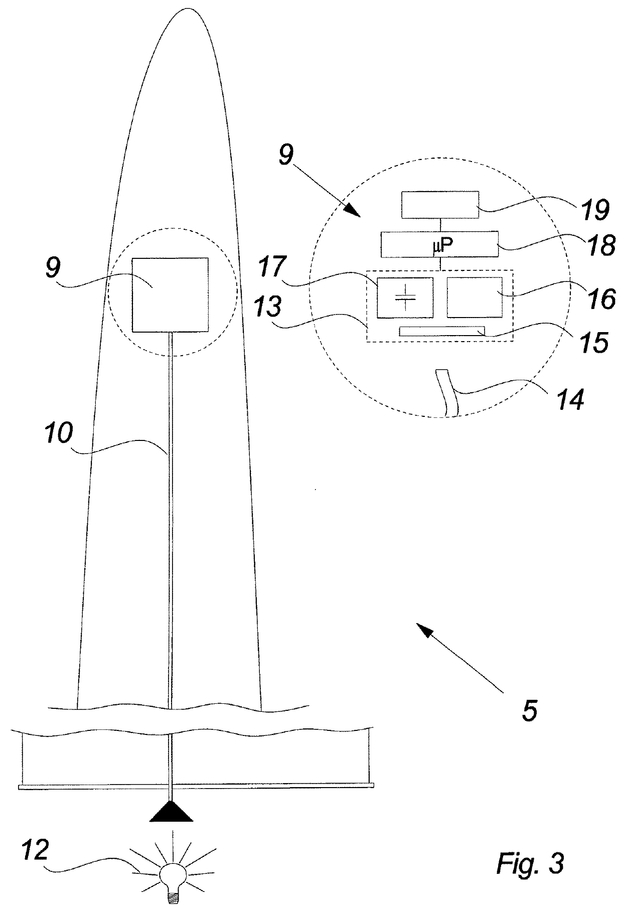 Wind turbine blade, wind turbine and method for manufacturing a wind turbine blade