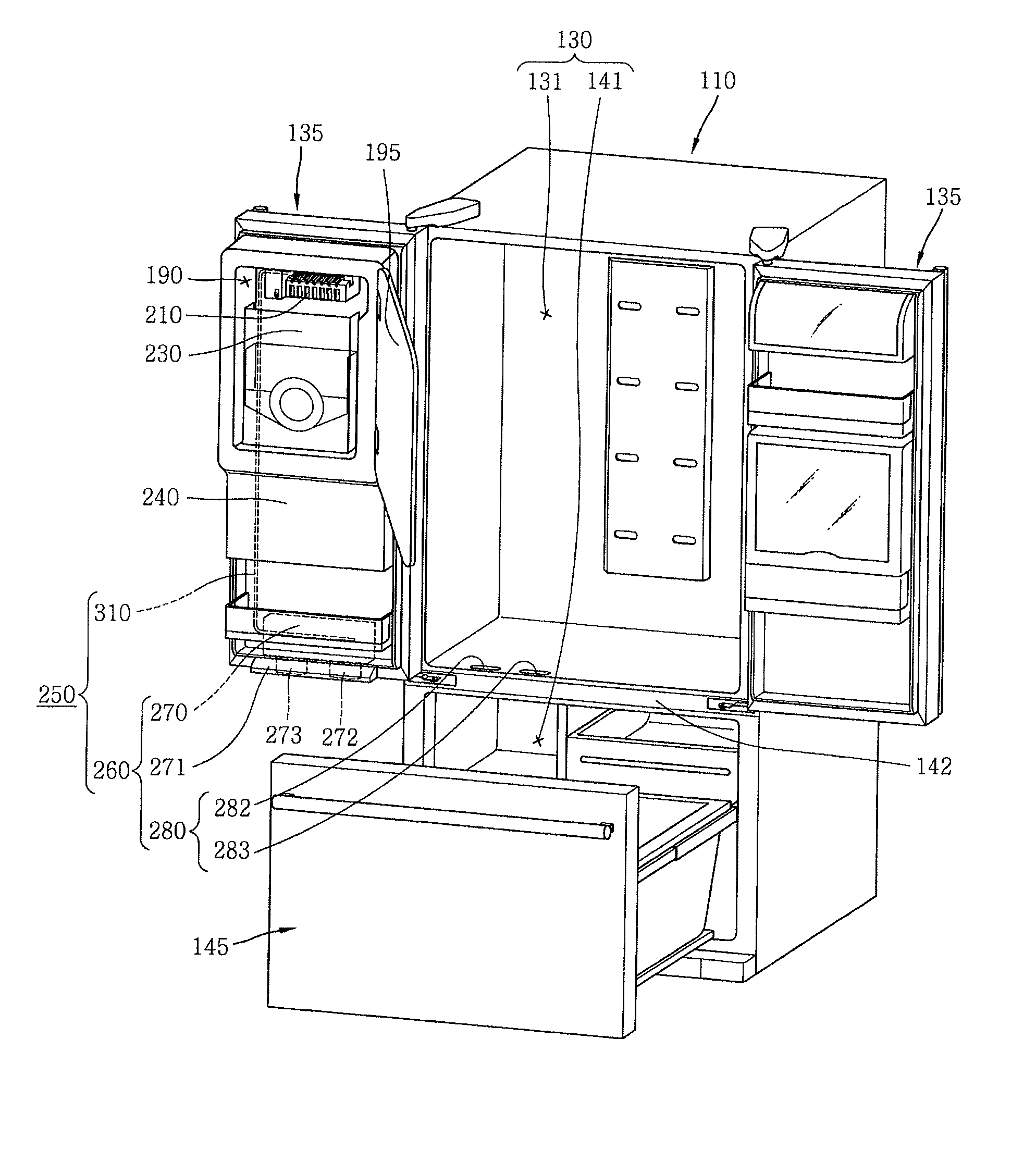 Refrigerator having ice making room