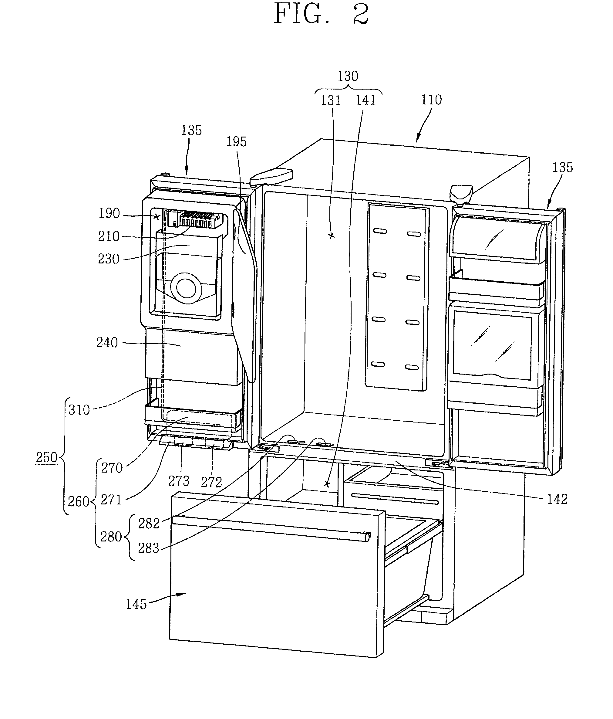 Refrigerator having ice making room