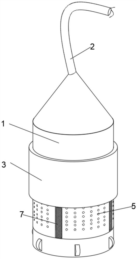 Collection device and method based on anti-pollution underground water