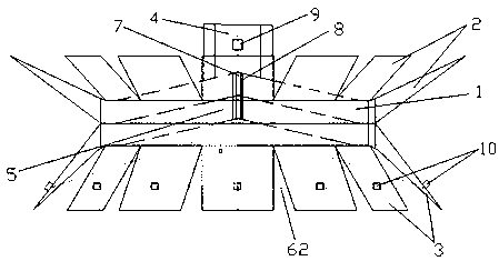 Blast hole uncoupling energy gathering spacing device suitable for non-coal mine mountain and using method thereof