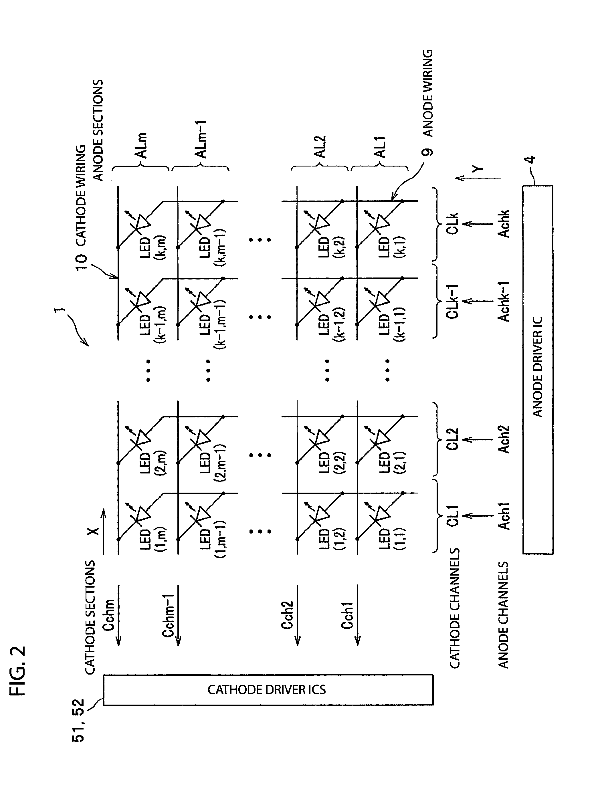 Light-emitting panel and head up display including the same