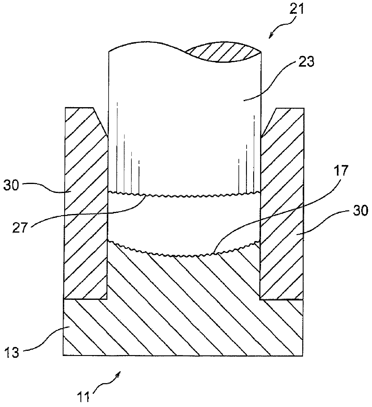 Forming mold for grinding glass optical element blank, manufacturing method of grinding glass optical element blank, and manufacturing method of optical element