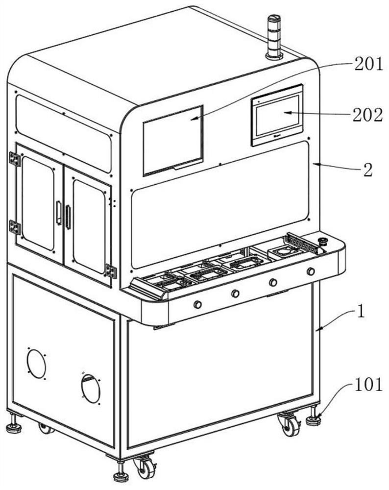 Equipment for magnets entering shell