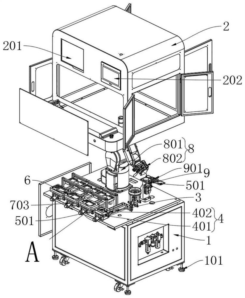 Equipment for magnets entering shell