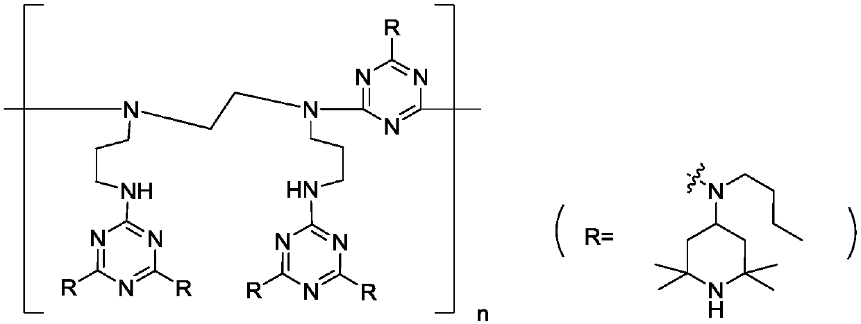 Polymeric hindered amine light stabilizer HA-88 and preparation method of polymeric hindered amine light stabilizer HA-88 intermediate