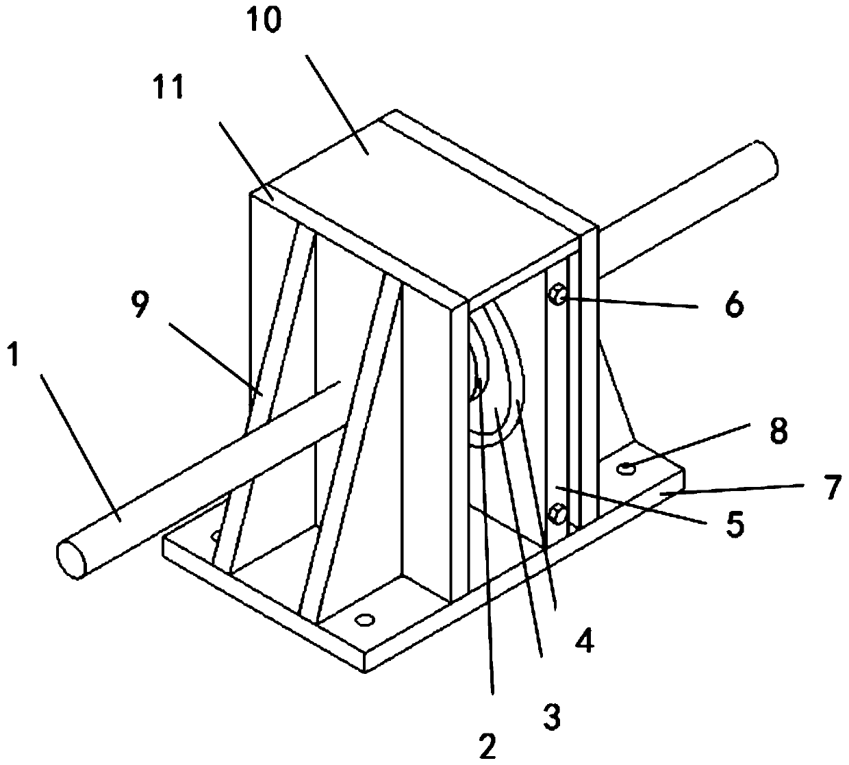 Displacement amplification type rotary friction damper