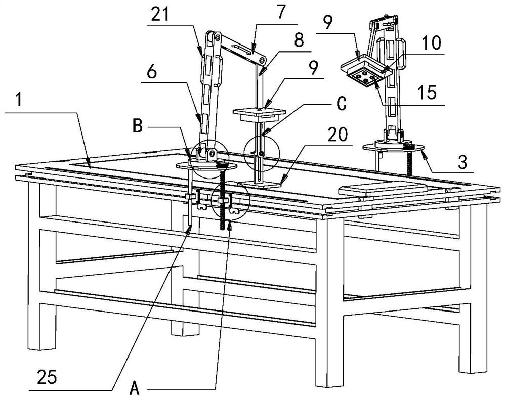 Movable multifunctional nursing device for operating room