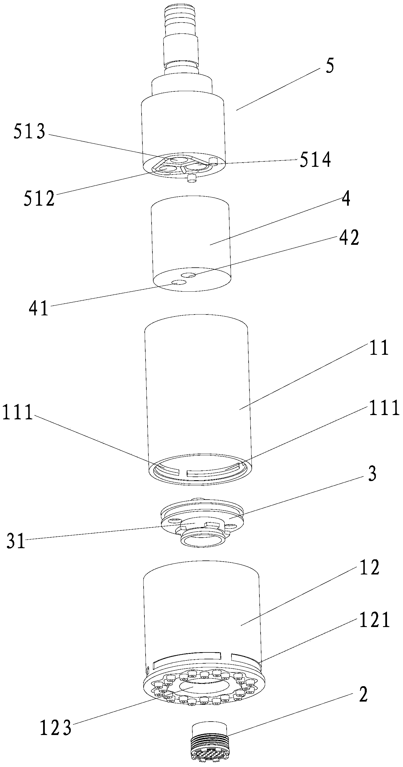 Basin faucet capable of switching water outflowing modes