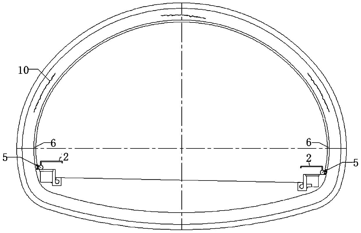 Tunnel lining leakage water diversion and drainage mechanism with compensation function and using method thereof