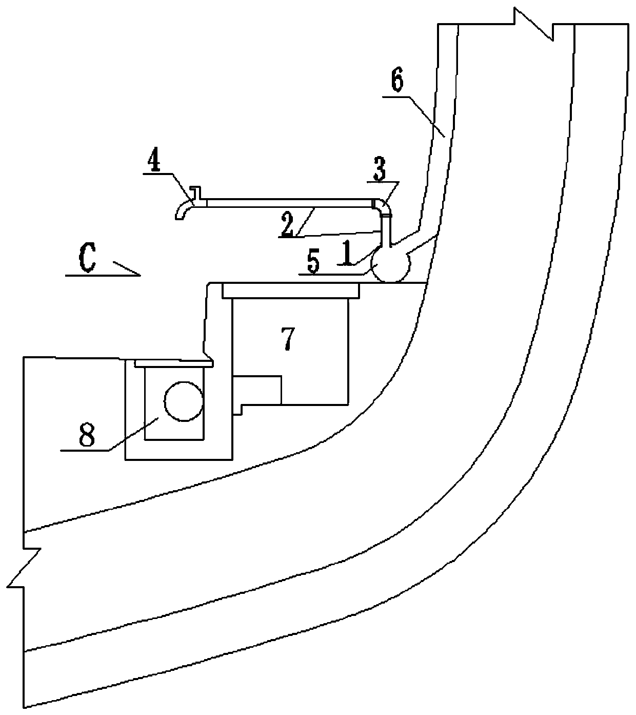 Tunnel lining leakage water diversion and drainage mechanism with compensation function and using method thereof